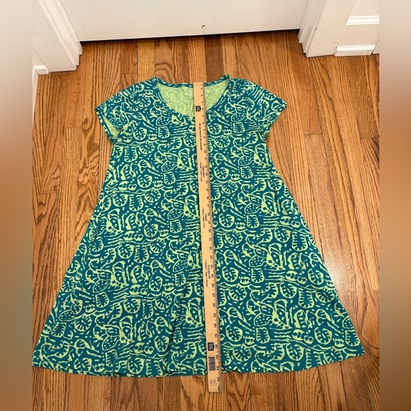 Soft Surroundings Women’s Tropical Slip Dress Size L Knee Length cap sleeves - Picture 8 of 8